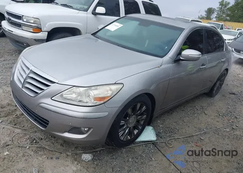 2009 Hyundai Genesis 3.8 из США, поврежденный, VIN KMHGC46EX9U069263